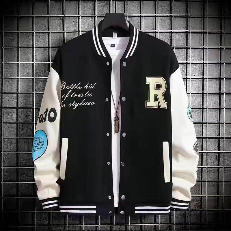 Veste de baseball style américain pour hommes