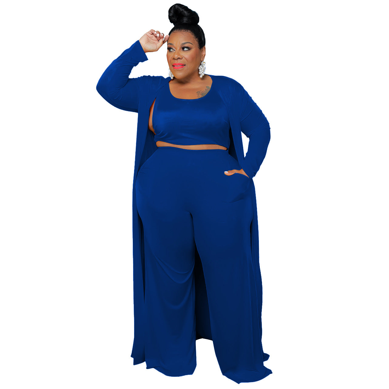 Habit :Ensemble de trois pièces pour femme
