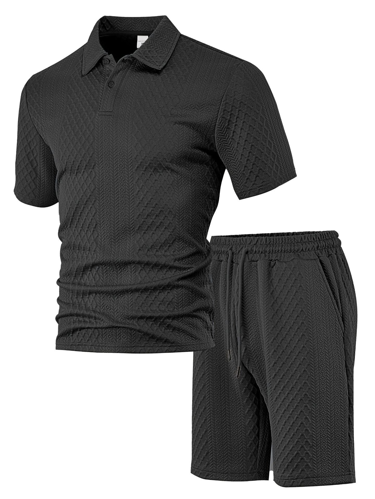 Polo d'été jacquard pour homme