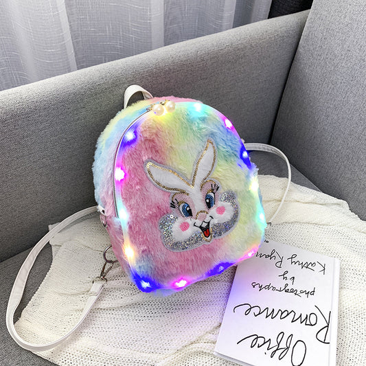 Sac à dos en peluche
