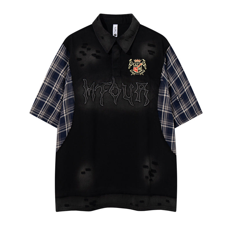 T-shirt en coton à manches courtes pour homme style streetwear