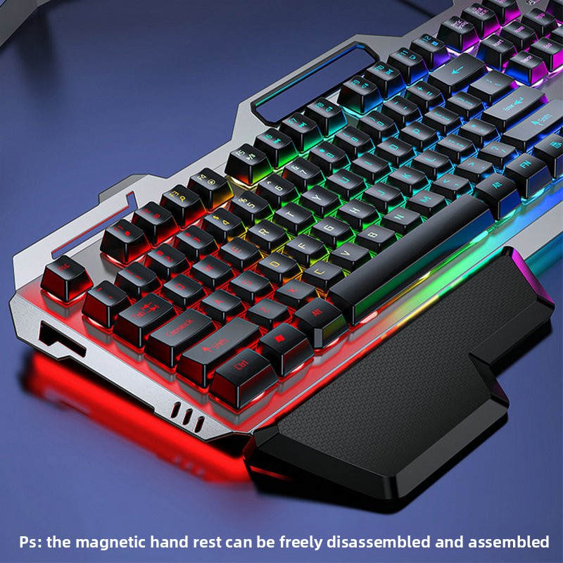 Clavier filaire à sensation mécanique avec rétroéclairage