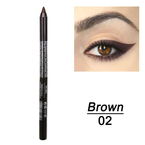 Eyeliner gel waterproof 14 couleurs avec finition nacrée
