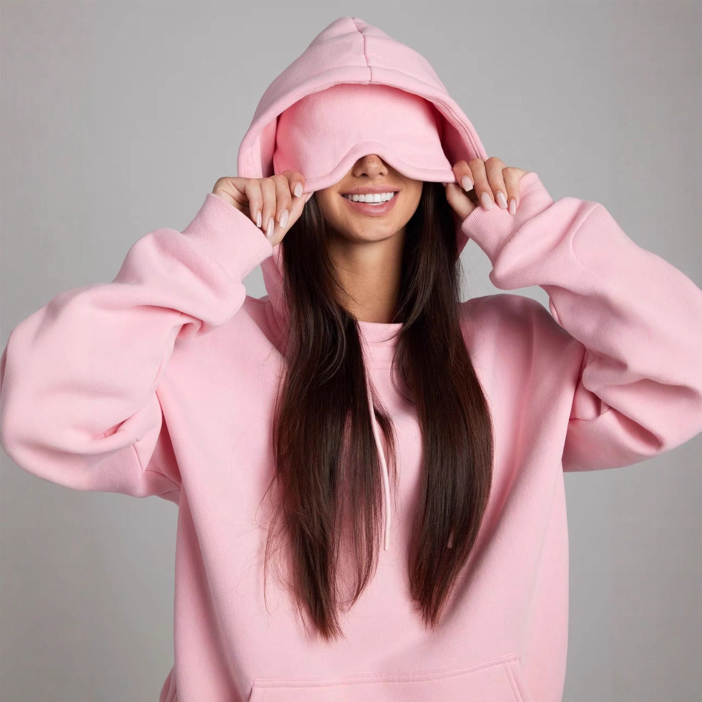 Sweat à capuche et pantalon avec masque pour les yeux