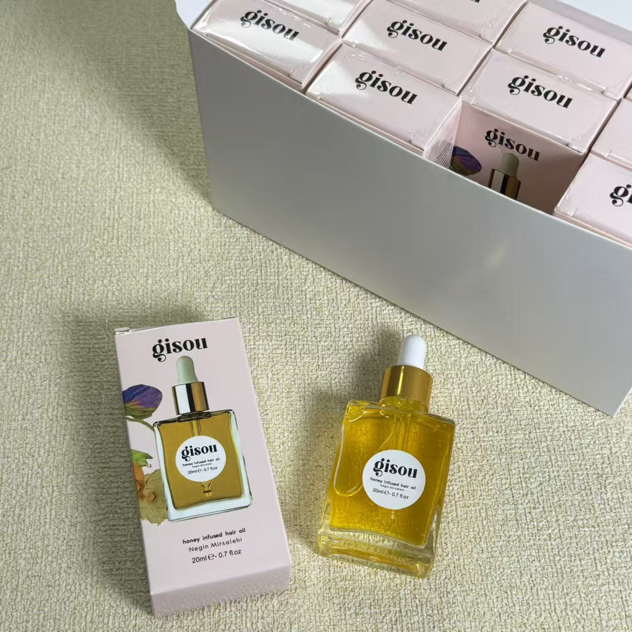 Huile Nourrissante pour Cheveux au Miel