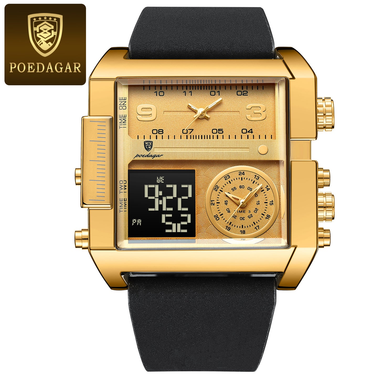 Montre Homme Quartz Analogique Numérique