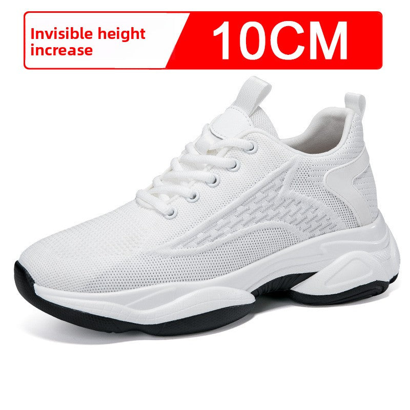 Chaussures décontractées respirantes pour hommes avec augmentation de taille